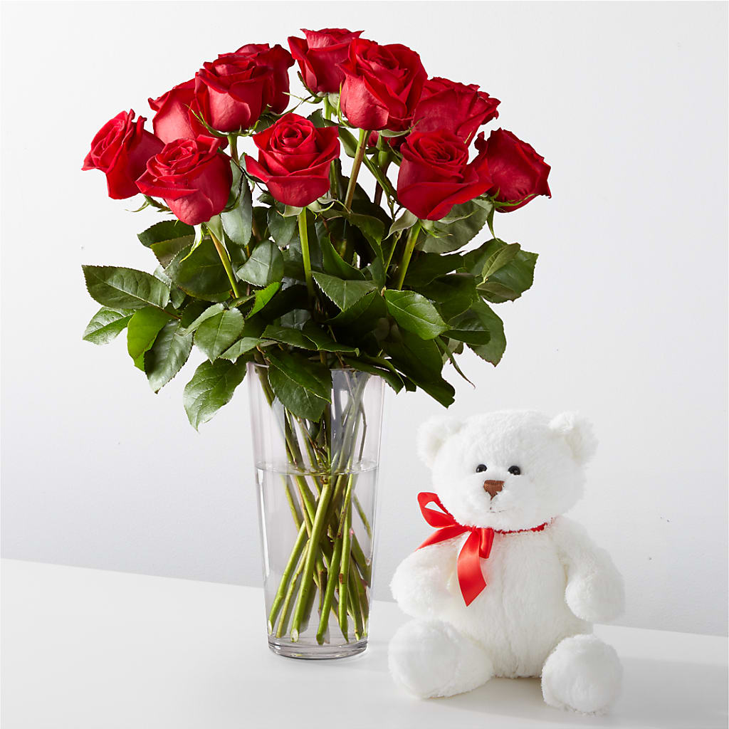 Romantic Long Stem Red Rose Bouquet Bundles – OBIE'S FLOWERS, Pemberville OH