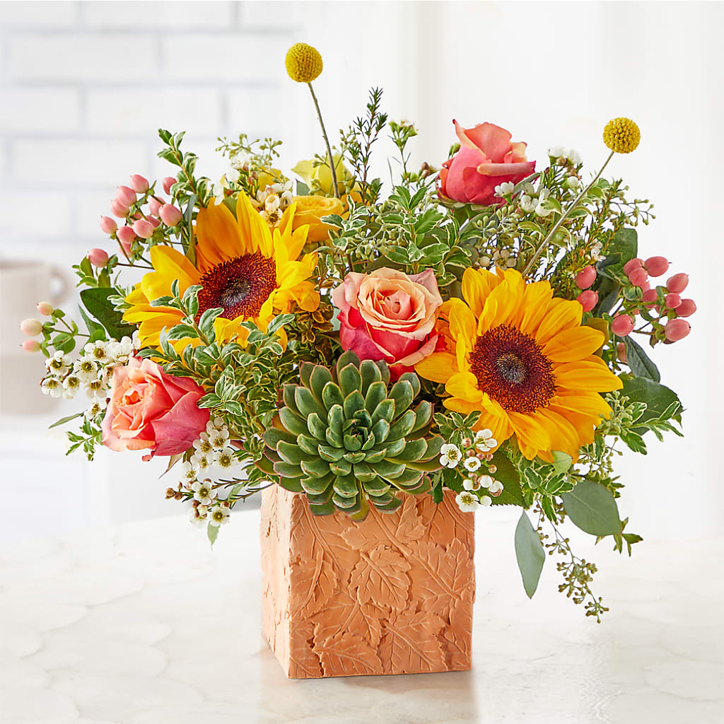 Sunflower Season Bouquet – OBIE'S FLOWERS, Pemberville OH