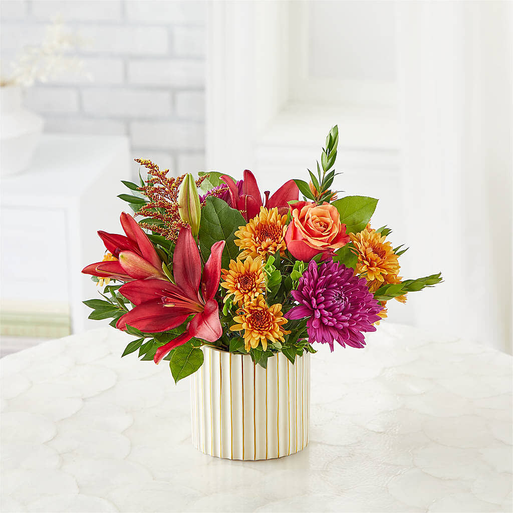 Burgundy Landscape Bouquet – OBIE'S FLOWERS, Pemberville OH