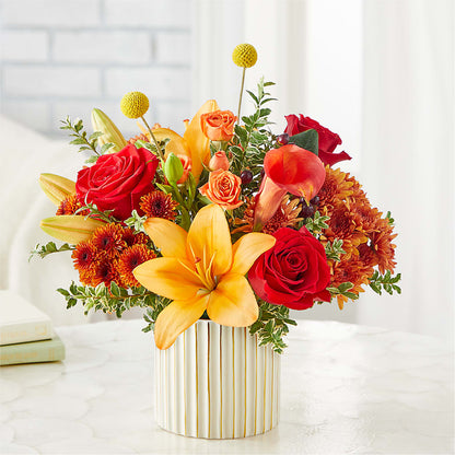 Scarlet Skies Bouquet – OBIE'S FLOWERS, Pemberville OH
