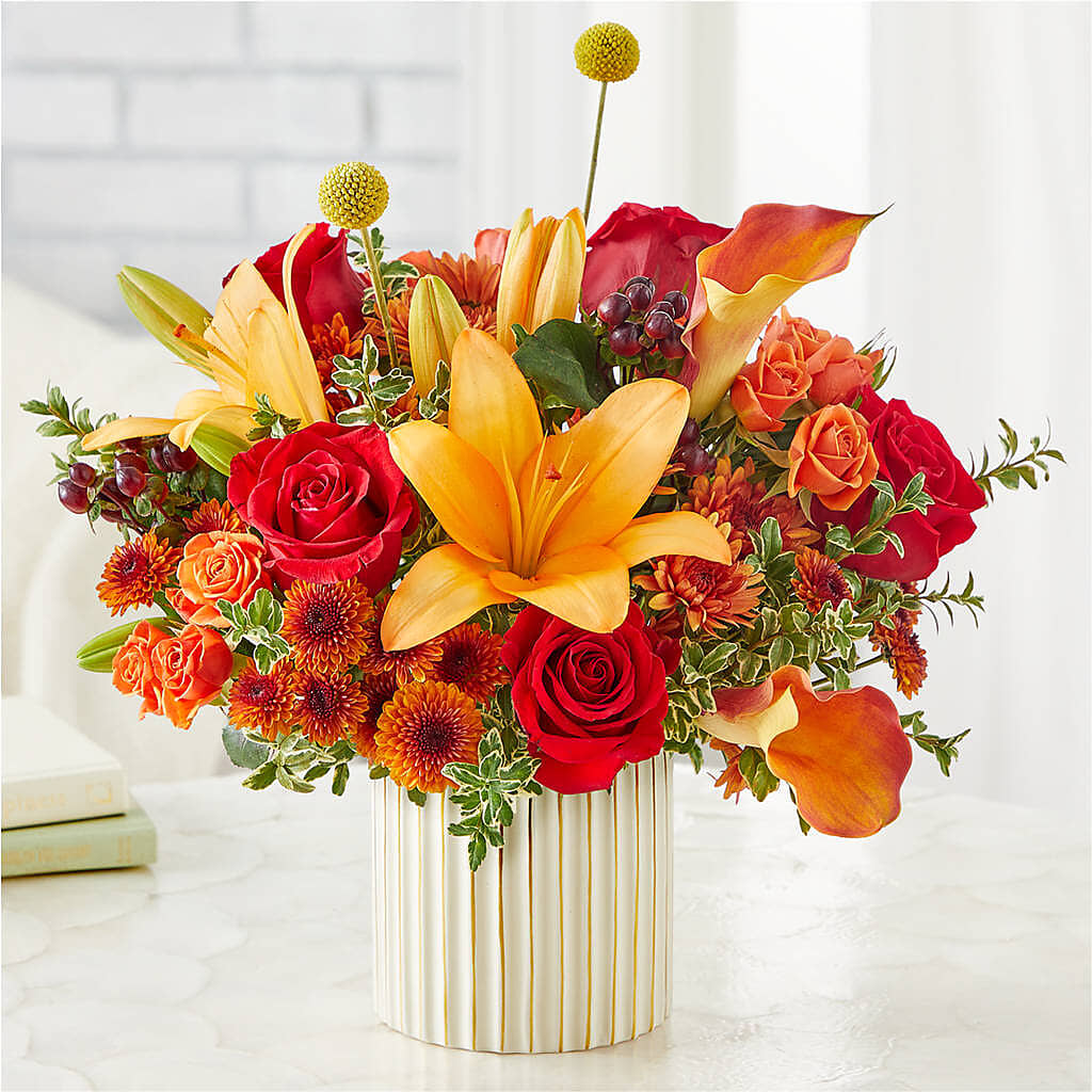 Scarlet Skies Bouquet – OBIE'S FLOWERS, Pemberville OH