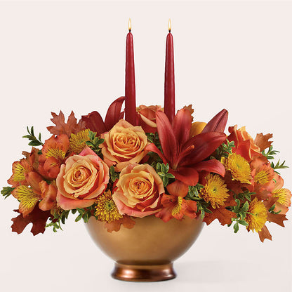 Harvest Table Centerpiece – OBIE'S FLOWERS, Pemberville OH