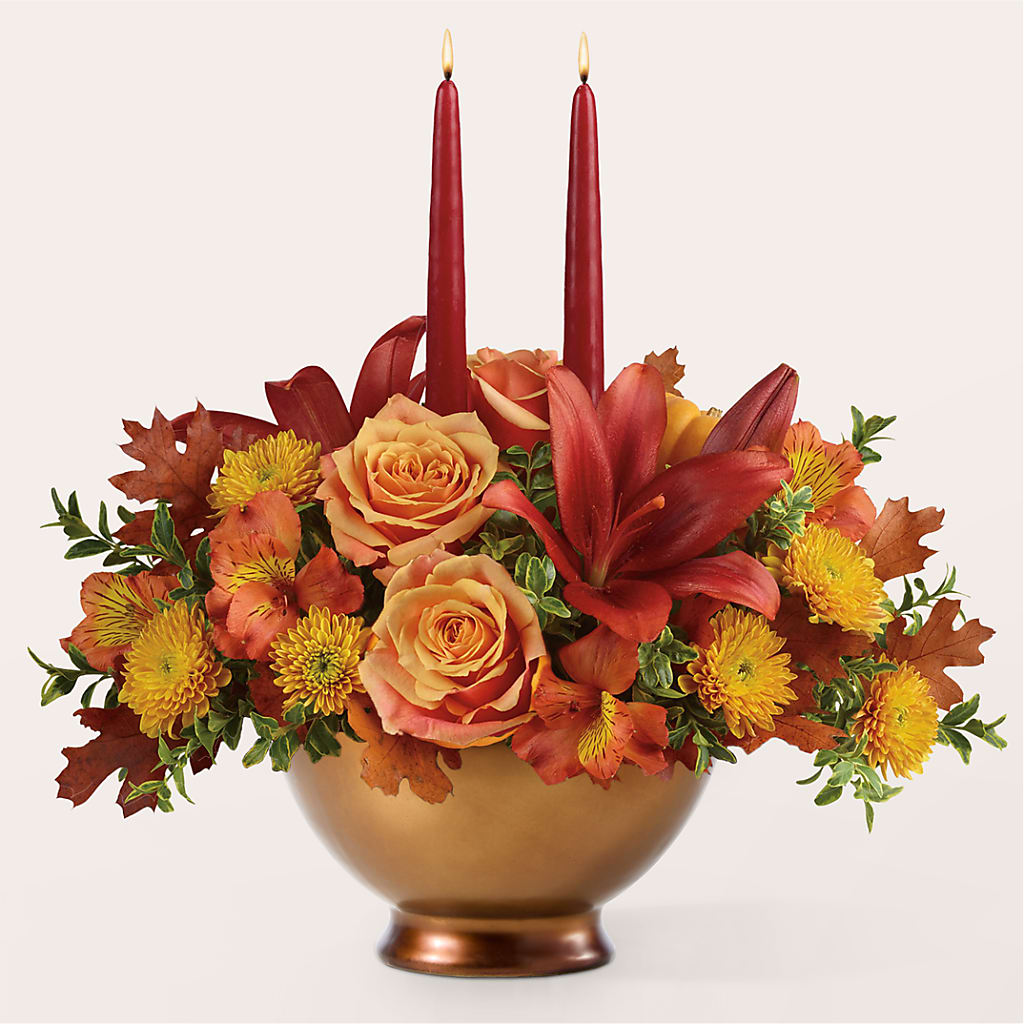 Harvest Table Centerpiece – OBIE'S FLOWERS, Pemberville OH