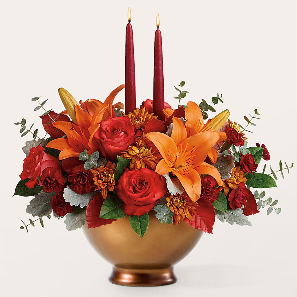 Fruits of Fall Centerpiece – OBIE'S FLOWERS, Pemberville OH