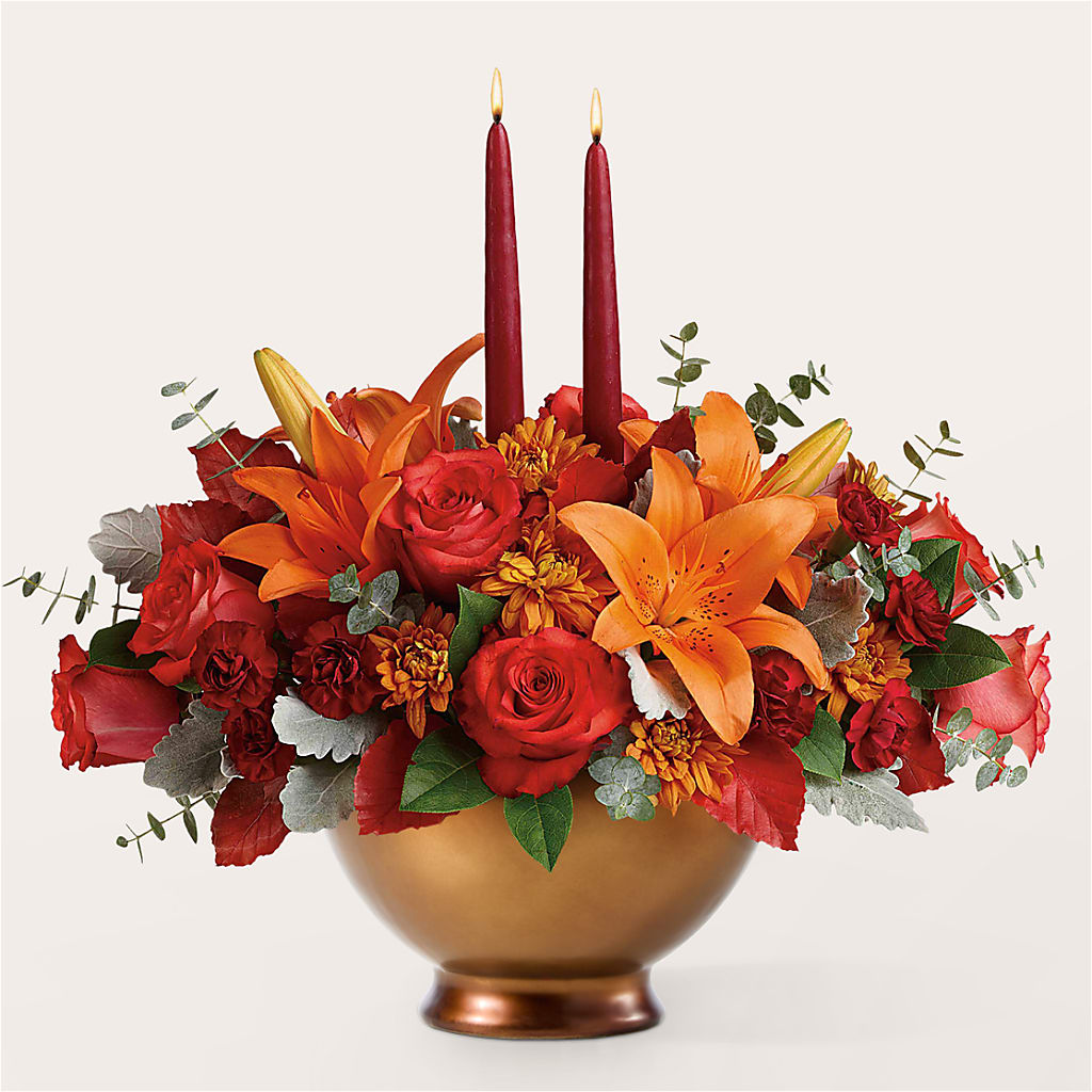 Fruits of Fall Centerpiece – OBIE'S FLOWERS, Pemberville OH