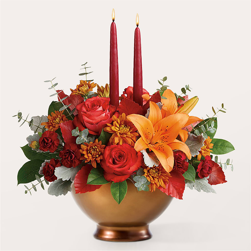Fruits of Fall Centerpiece – OBIE'S FLOWERS, Pemberville OH