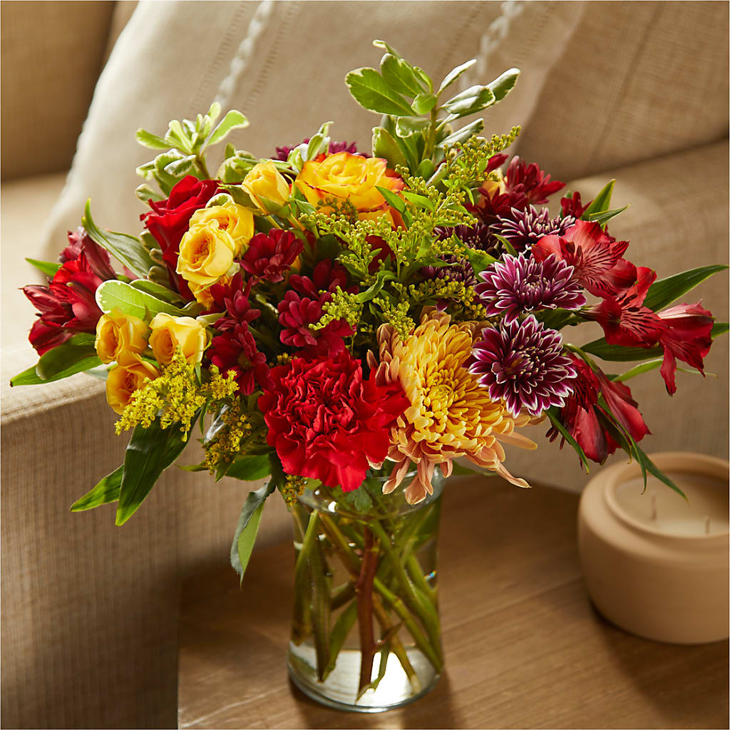 Fall Delight – A Florist Original – OBIE'S FLOWERS, Pemberville OH