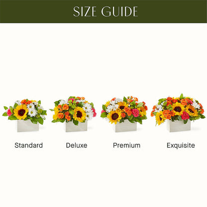 Sun-drenched Blooms Box Bouquet – OBIE'S FLOWERS, Pemberville OH