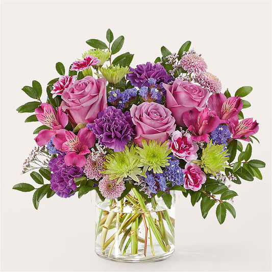 Glass Half Full Bouquet – OBIE'S FLOWERS, Pemberville OH