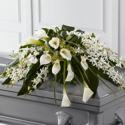 Angel Wings Casket Spray – OBIE'S FLOWERS, Pemberville OH