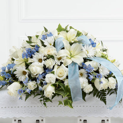 Tender Treasure Casket Spray – OBIE'S FLOWERS, Pemberville OH