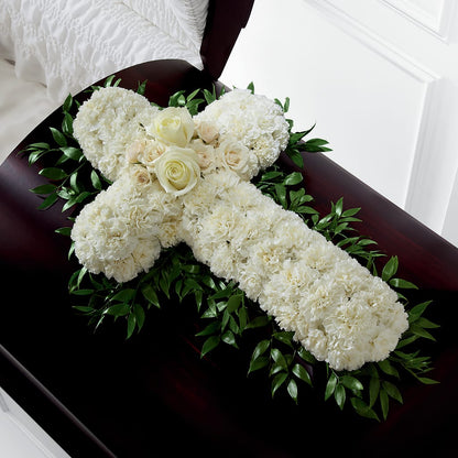 Peaceful Memories Casket Spray (Standard) – OBIE'S FLOWERS, Pemberville OH