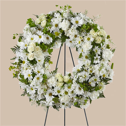 Faithful Wishes Wreath – OBIE'S FLOWERS, Pemberville OH