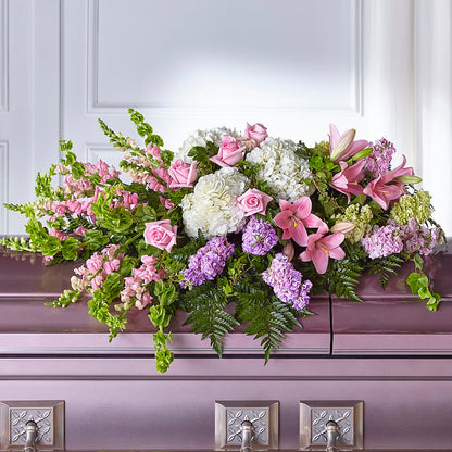 Life's Gratitude Casket Spray – OBIE'S FLOWERS, Pemberville OH