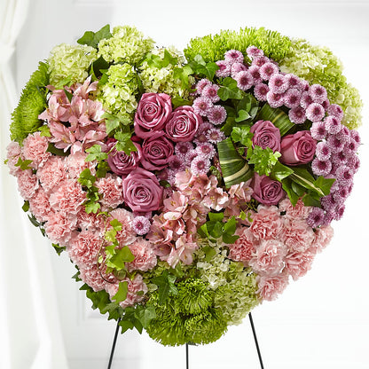 Heartwarming Standing Heart – OBIE'S FLOWERS, Pemberville OH
