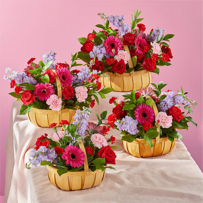 Pink Picnic Basket – OBIE'S FLOWERS, Pemberville OH