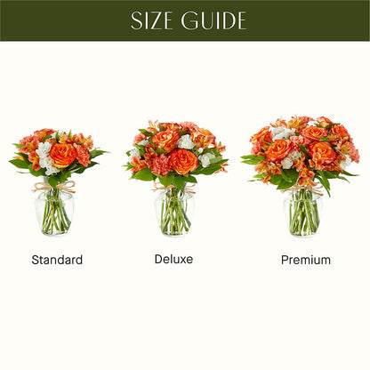 Apricot Glow Bouquet – OBIE'S FLOWERS, Pemberville OH