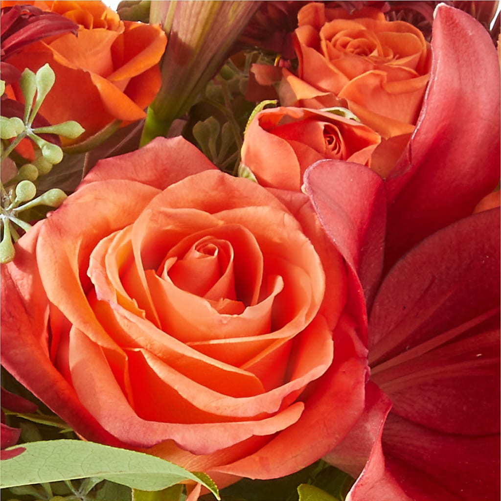 Crimson Leaves Bouquet – OBIE'S FLOWERS, Pemberville OH