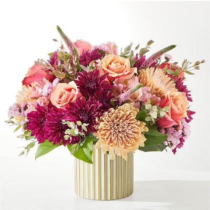 Berry Cobbler Bouquet with Ivory Vase – OBIE'S FLOWERS, Pemberville OH