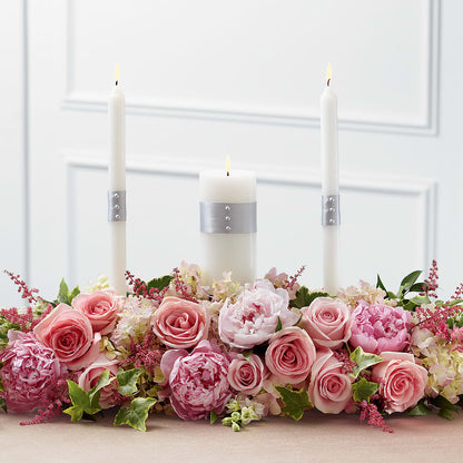 Worldwide Romance Unity Candle Arrangement – OBIE'S FLOWERS, Pemberville OH
