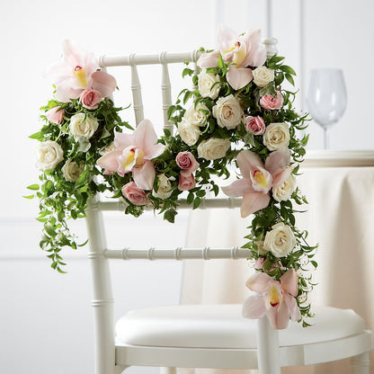 Orchid Rose Chair Décor – OBIE'S FLOWERS, Pemberville OH
