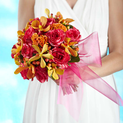 Brilliant Shades of Love Bouquet – OBIE'S FLOWERS, Pemberville OH